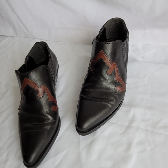 Vintage Western Shoes Boho Cowboy shoes - Picture 3 of 8